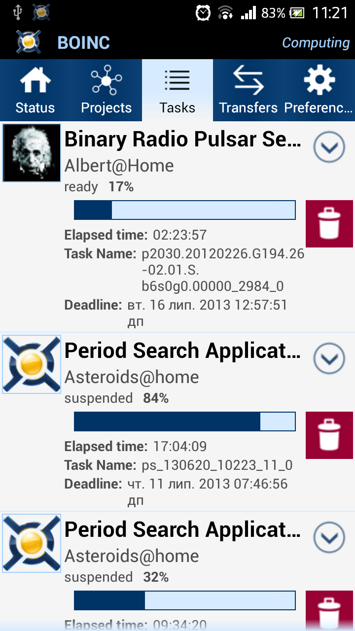 Official Boinc android client (beta)