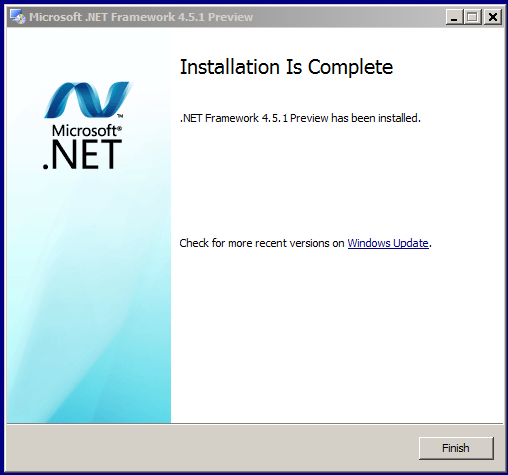 Microsoft .NET Framework 4.5.1 Preview