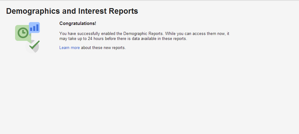 Demographics and Interest Reports